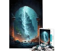 Rompecabezas para Adolescentes de 1000 Piezas Mundos místicos fantasía Juego práctico Juguetes Juegos educativos Ideas de Regalos desafío difícil (tamaño 38x26cm)