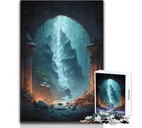 Rompecabezas para Adolescentes de 1000 Piezas, Mundos místicos, fantasía, Relajarse, pasatiempo, Profesional, Corte Limpio, Juguete para Jugar, tamaño 38x26cm
