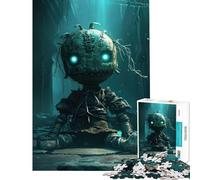 Rompecabezas para Adolescentes de 1000 Piezas Muñeco vudú Malvado Juguetes educativos Juego de ingenio decoración de Pared Regalos de Amigo Invisible (tamaño 38x26cm)