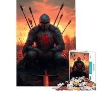 Rompecabezas para Adolescentes de 1000 Piezas Muriendo en la Gloria Un Reto para completar Juego Educativo de análisis y lógica para Mayores de 14 años 38x52cm