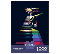 Rompecabezas para Adolescentes De 1000 Piezas Music Is Medicine Rompecabezas para Adultos Juego Práctico Una Obra De Arte Cumpleaños 38x26cm/1000pcs