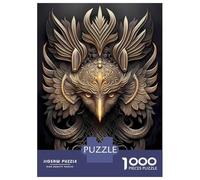 Rompecabezas para Adolescentes De 1000 Piezas Mystic Golden God Phoenix Rompecabezas para Adultos Juegos Familiares Análisis Y Lógica Cumpleaños Y Navidad 52x38cm/1000pcs
