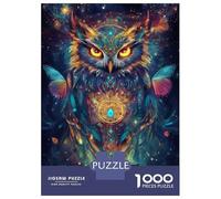 Rompecabezas para Adolescentes De 1000 Piezas Mystic Owl Galaxy -1 Rompecabezas para Adultos Juegos Relajantes Análisis Y Lógica Difícil Y Desafiante 38x26cm/1000pcs