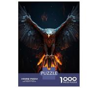 Rompecabezas para Adolescentes De 1000 Piezas Mythical Phoenix Rompecabezas Juego De Ingenio Decoración Perfecta Regalos Y Cumpleaños Únicos 38x26cm/1000pcs