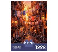 Rompecabezas para Adolescentes De 1000 Piezas Naples Italy Street Scene Rompecabezas para Adolescentes Juegos Relajantes Regalos para Mujeres para Cumpleaños, Navidad 70x50cm/1000pcs