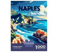 Rompecabezas para Adolescentes De 1000 Piezas Naples, Italy Travel Rompecabezas para Adultos Juego Familiar Pero Divertido Y Humorístico Actividades Divertidas En Casa 38x26cm/1000pcs