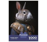 Rompecabezas para Adolescentes De 1000 Piezas Napoleon Rabbit Rompecabezas para Adultos Juego Práctico Una Obra De Arte Cumpleaños 52x38cm/1000pcs