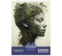 Rompecabezas para Adolescentes De 1000 Piezas Nature's Harmony Forest Fusion Art Rompecabezas para Adultos Juguetes Antiestrés Decoración De Pared Actividades Divertidas En Casa 52x38cm/1000pcs