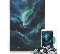 Rompecabezas para Adolescentes de 1000 Piezas: Nebulosa Cósmica - Energía Capricornio Juegos educativos, Actividades Divertidas para Hacer en casa 50x75cm