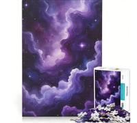 Rompecabezas para Adolescentes de 1000 Piezas Nebulosa púrpura - Signo Zodiacal Sagitario Juegos educativos para divertirse en Familia Regalo de cumpleaños Regalos de Viaje 50x75cm