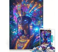 Rompecabezas para Adolescentes de 1000 Piezas Neon Jungle Queen Juegos educativos Actividades Divertidas para Hacer en casa 50x75cm