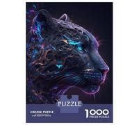 Rompecabezas para Adolescentes De 1000 Piezas Neon Purple Demon Girl Rompecabezas para Adultos Juegos Familiares Corte De Precisión Regalos Y Cumpleaños Únicos 52x38cm/1000pcs