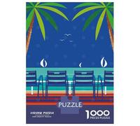 Rompecabezas para Adolescentes De 1000 Piezas Nice, France Travel Rompecabezas Juguete Decoración De Pared Vacaciones En Casa Matar El Tiempo Desafío Educativo 52x38cm/1000pcs