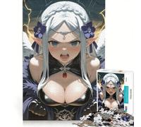 Rompecabezas para Adolescentes de 1000 Piezas: Niña elfa Enojada con alas, Juego de ingenio, interacción Entre Padres e Hijos, Regalo de cumpleaños, Regalos 50x75cm