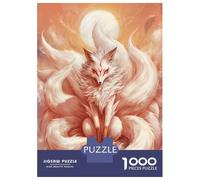 Rompecabezas para Adolescentes De 1000 Piezas Nine Tailed Kitsune Rompecabezas Juegos Familiares Carrera De Velocidad Manual Cumpleaños 70x50cm/1000pcs