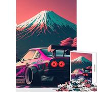 Rompecabezas para Adolescentes de 1000 Piezas Nissan S Silvia Sakura Juguetes de decoración para el hogar Regalos de Amigo Secreto Juegos Familiares ejercita el Cerebro tamaño 38x52cm