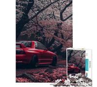 Rompecabezas para Adolescentes de 1000 Piezas Nissan Sakura Silvia GTR Coche Deportivo Actividades Divertidas para Hacer en casa Mejora la Memoria Juegos educativos para Mayores de 14 años (38x52cm)