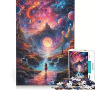 Rompecabezas para Adolescentes de 1000 Piezas Noche mágica Juegos Divertidos una Forma Interesante de Reducir el estrés Cada Pieza es única 38x52cm