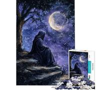 Rompecabezas para Adolescentes de 1000 Piezas Observador del Cielo Nocturno Rompecabezas para Adultos Juego de ingenio análisis y lógica Regalo Ideal para Amigos y Familiares (Tamaño 38x52cm)