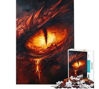 Rompecabezas para Adolescentes de 1000 Piezas Ojo de dragón del Sur Ideal para cumpleaños y Navidad Decoración Juego Imposible para Mayores de 14 años (38x26cm)