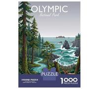 Rompecabezas para Adolescentes De 1000 Piezas Olympic National Park Rompecabezas para Adultos Juegos Divertidos Desafío Difícil Regalo De Cumpleaños, Regalos, 70x50cm/1000pcs