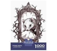 Rompecabezas para Adolescentes De 1000 Piezas Opossum in A Broken Mirror Rompecabezas para Adultos Juegos Relajantes Análisis Y Lógica Difícil Y Desafiante 52x38cm/1000pcs