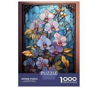 Rompecabezas para Adolescentes De 1000 Piezas Orchids For Valentines Day Rompecabezas para Adultos Juguetes Antiestrés Arte De Pared Regalos De Cumpleaños Y Únicos 38x26cm/1000pcs