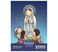 Rompecabezas para Adolescentes De 1000 Piezas Our Lady of Fatima Rompecabezas para Adolescentes Juegos Relajantes Carrera De Velocidad De Manos 52x38cm/1000pcs