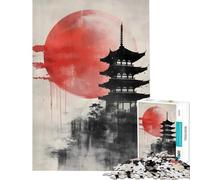 Rompecabezas para Adolescentes de 1000 Piezas Pagoda Reverie Juegos relajantes Juguete Juego Intelectual Regalos para Mujeres y Hombres Una Obra de Arte (Tamaño 38x52cm)