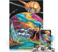 Rompecabezas para Adolescentes de 1000 Piezas Paisaje de explosión cósmica Juego de ingenio Trato como Regalo para Toda la Familia 75x50cm
