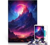 Rompecabezas para Adolescentes de 1000 Piezas Paisaje de la Galaxia cósmica Juego práctico Decoración artística del hogar 38x52cm