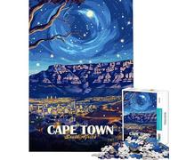 Rompecabezas para Adolescentes de 1000 Piezas Paisaje Nocturno de Ciudad del Cabo Sudáfrica Rompecabezas para Adultos Juego práctico para Pasar el Tiempo en casa Oferta