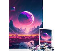 Rompecabezas para Adolescentes de 1000 Piezas paisajes estelares del Cosmos Juguete Educativo Gran Regalo y Juego Familiar Adecuado para decoración de Escritorio tamaño 38x52cm