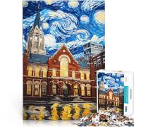 Rompecabezas para Adolescentes de 1000 Piezas Paisajes y símbolos de Belleza en los Estados Unidos 18 Juego práctico Ideas de Regalos 38x26cm