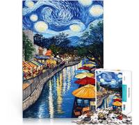 Rompecabezas para Adolescentes de 1000 Piezas Paisajes y símbolos de Belleza en los Estados Unidos Pintura Juego de Preguntas Buen Regalo 38x26cm