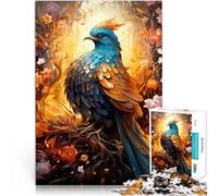 Rompecabezas para Adolescentes de 1000 Piezas pájaro de Arte Desafío difícil para aliviar el estrés Mejorar el Amor Entre Parejas 75x50cm