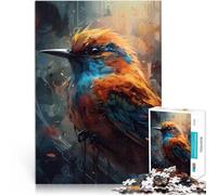 Rompecabezas para Adolescentes de 1000 Piezas Pájaro gorrión Sobrenatural Juguetes de Bricolaje Colección de Artistas, Bellas Artes 38x26cm