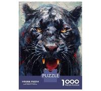 Rompecabezas para Adolescentes De 1000 Piezas Palette Panther Painting Rompecabezas para Adultos Juego Práctico Una Obra De Arte Cumpleaños 38x26cm/1000pcs