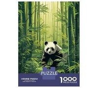 Rompecabezas para Adolescentes De 1000 Piezas Panda in Bamboo Forest Rompecabezas para Adultos Juego De Ingenio Juego Antiestrés Juego Desafiante Regalos 70x50cm/1000pcs