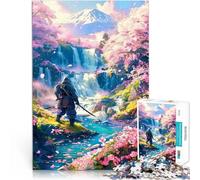 Rompecabezas para Adolescentes de 1000 Piezas Paraíso del Monte Fuji Rompecabezas Cada Pieza es única: un desafiante y Divertido Juego Familiar 75x50cm
