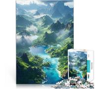 Rompecabezas para Adolescentes de 1000 Piezas Paraíso isleño Tropical Juego Intelectual Cada Pieza es única: un desafiante y Divertido Juego Familiar 52x38cm