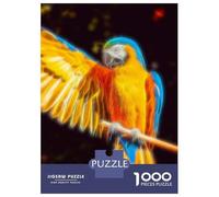 Rompecabezas para Adolescentes De 1000 Piezas Parrot Fractal Rompecabezas Juguete Decoración De Pared Vacaciones En Casa Matar El Tiempo Desafío Educativo 70x50cm/1000pcs