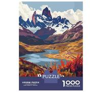 Rompecabezas para Adolescentes De 1000 Piezas Patagonia National Park Chile Landscape Rompecabezas para Adultos Juegos Relajantes Corte De Precisión Diversión En Casa Actividades, 38x26cm/1000pcs