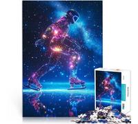 Rompecabezas para Adolescentes de 1000 Piezas Patinaje sobre Hielo con Estrellas Rompecabezas Juguetes de decoración del hogar 52x38cm