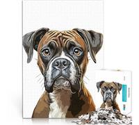 Rompecabezas para Adolescentes de 1000 Piezas Perro Antiguo Juguetes de Entretenimiento Familiar Interacción Entre Padres e Hijos 75x50cm