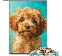 Rompecabezas para Adolescentes de 1000 Piezas, Perro Feliz, Juego de Juguetes Cada Pieza es única Juego Familiar desafiante y Divertido para Mayores de 14 años (tamaño 26x38cm)