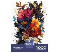 Rompecabezas para Adolescentes De 1000 Piezas Petals and Gold Rompecabezas para Adultos Juguete Decoración De Pared Regalo De Cumpleaños Regalos Y Cumpleaños Únicos 38x26cm/1000pcs