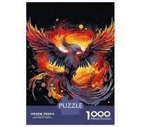 Rompecabezas para Adolescentes De 1000 Piezas Phoenix Mystic Rompecabezas para Adultos Juguetes Antiestrés Regalo De Cumpleaños para Cumpleaños, Navidad 70x50cm/1000pcs
