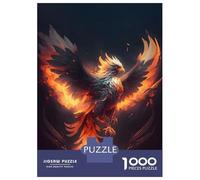Rompecabezas para Adolescentes De 1000 Piezas Phoenix Mythology EVO Bird Rompecabezas Juguetes Antiestrés Mejora La Memoria Oferta como Regalo para Toda La Familia 70x50cm/1000pcs