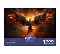 Rompecabezas para Adolescentes De 1000 Piezas Phoenix Rising Fantasy Art Print Rompecabezas para Adolescentes Juegos Relajantes para La Diversión Familiar Juego Desafiante Regalos 38x26cm/1000pcs